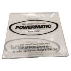 Powermatic 1791087 20" Clear Collection Bag, 5/Pack