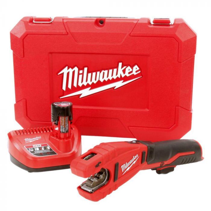 Tool-Only Milwaukee Copper Tubing Cutter 12V Lithium-Ion Auto-Adjusts Cordless 