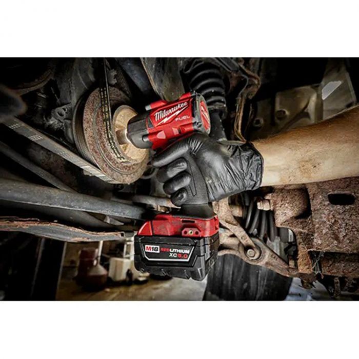 Milwaukee 2962-20 M18 Fuel 1/2 18V Cordless Mid-Torque Impact Wrench With  Friction Ring, Bare Tool