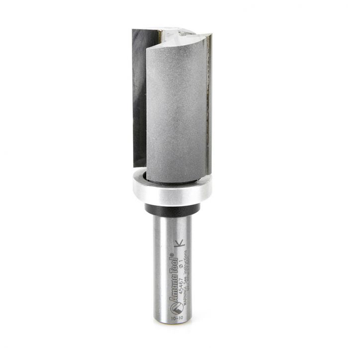 1/4 Shank Flush Trim Router Bits, Carbide Template Top Bearing Flush