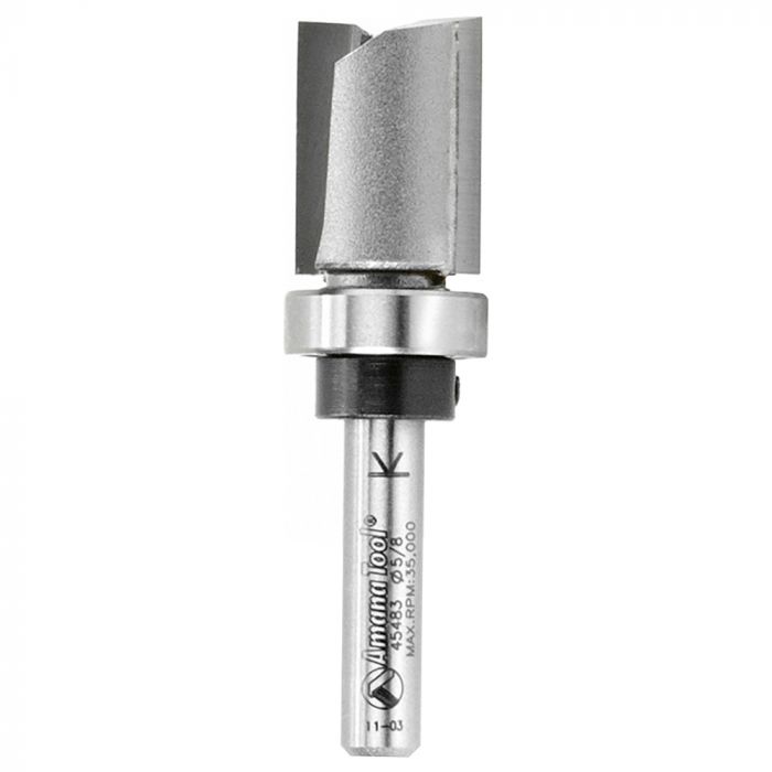 Amana Tool 45483 5/8" Carbide Tipped Flush Trim Plunge Template Router