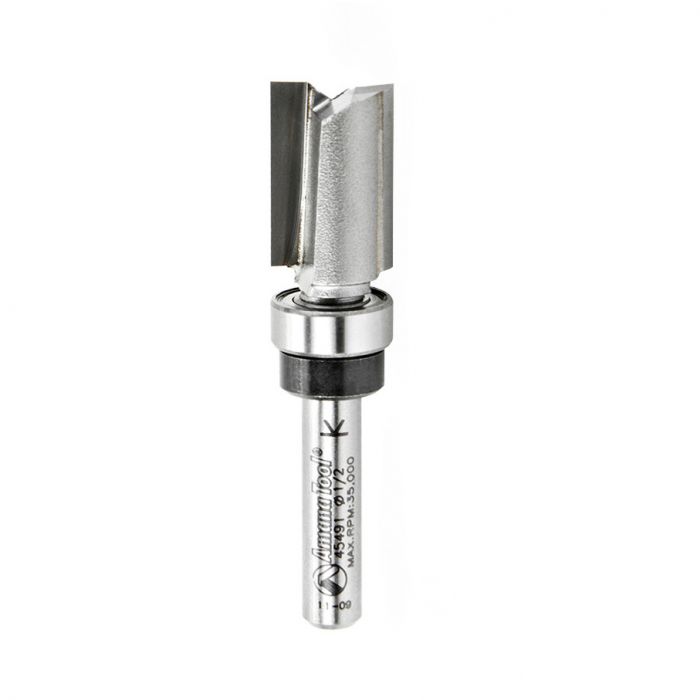 Tool 45491 1/2" x 2-1/4" Carbide Tipped Flush Trim Plunge Template Router Bit with BB | burnstools.com