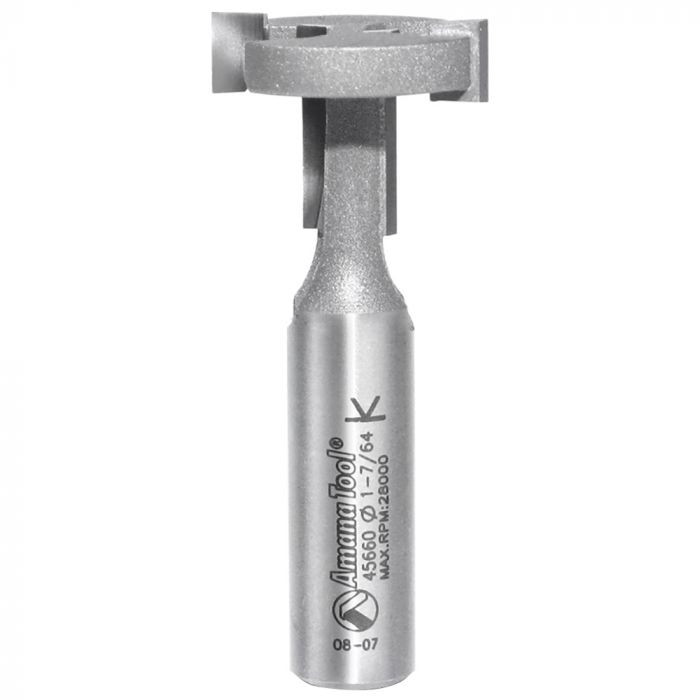Amana Tool 45660 11/8" TSlot Straight Square Edge Router Bit