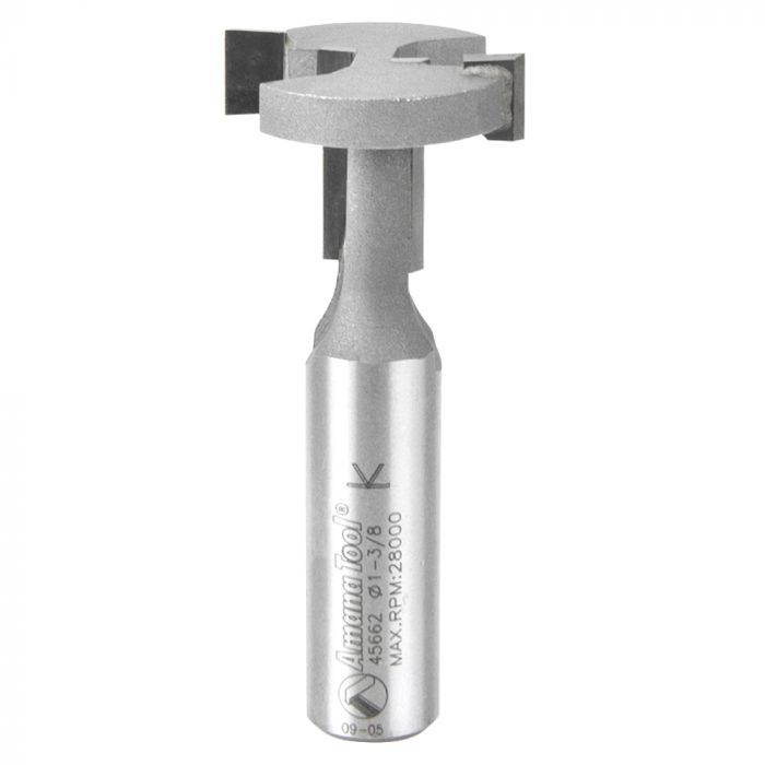 Amana Tool 45662 1/2" x 13/8" TSlot Square Edge Router Bit
