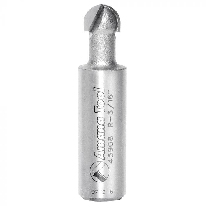 Amana Tool 45908 3/8" Carbide Tipped Core Box Router Bit