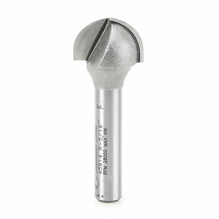 Amana Tool 45914 5/8" x 1/4" Carbide Tipped Core Box Router Bit