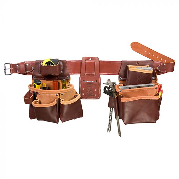 Occidental Leather 5080DBLH LG Left Handed Pro Framer Belt Set with Double  Outer Bag