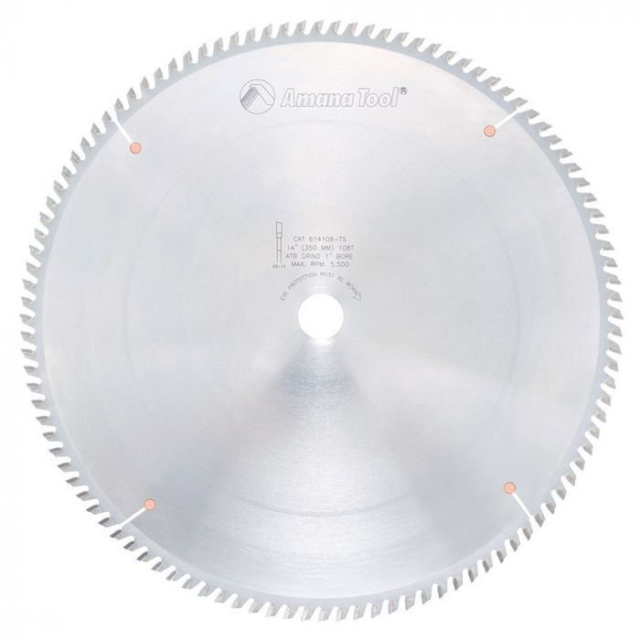 Amana Tool 614108TS 14" Carbide Tipped Thin Kerf Miter Saw Blade