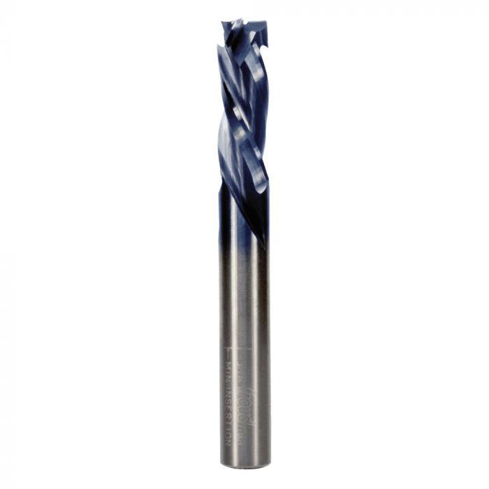 77-604 Dia. Freud 3/8 Solid Carbide Mortise Compression Spiral Bit with 3/8 Shank 