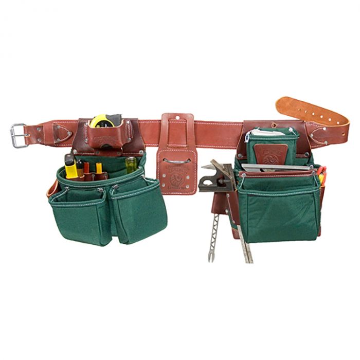 Occidental Leather 8080DBLH XL Oxylights Framer Tool Belt Set with Left  Handed Double Outer Bag