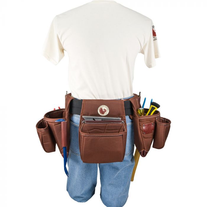Large Details about   Occidental Leather 8003 3-inch Wide Padded Nylon Work Tool Belt 