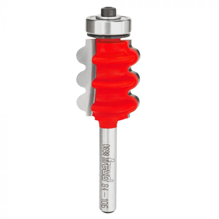 Freud 84106 25/8" Carbide Tipped Triple Beading & Fluting Router Bit