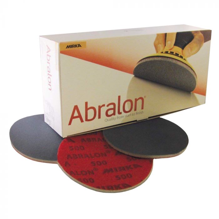 Mirka 8A2411000 Abralon 6" 1000 Grit Foam Grip Disc, 20 Piece