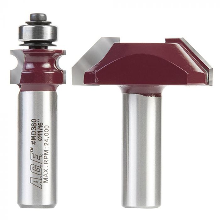 Amana Tool MD530 Age Series 2 Piece Beaded Face Frame Router Bit Set