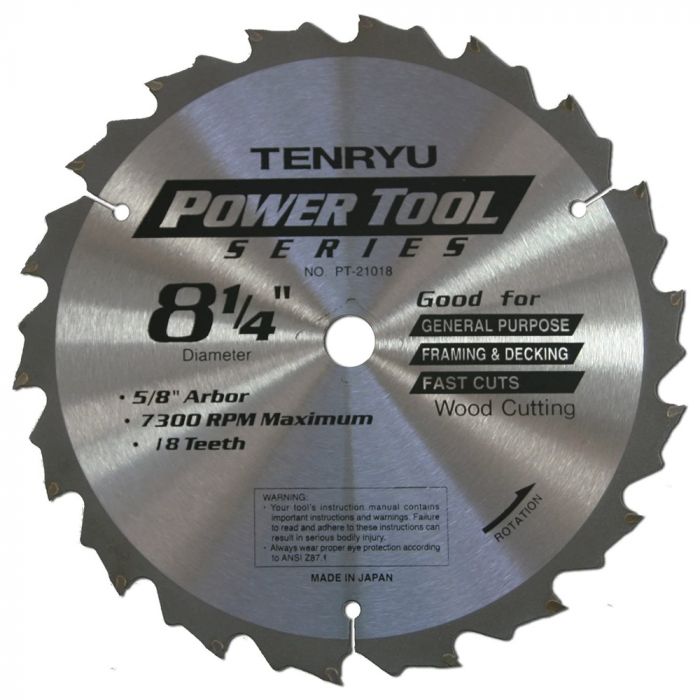Tenryu PT-21018 Power Tool 8-1/4
