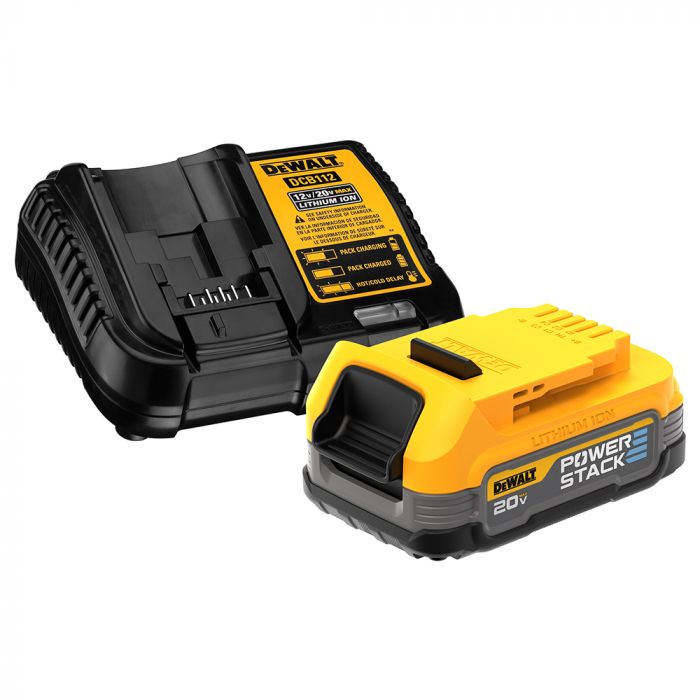 DeWalt DCBP034C Powerstack 20V Max Compact Battery and Charger