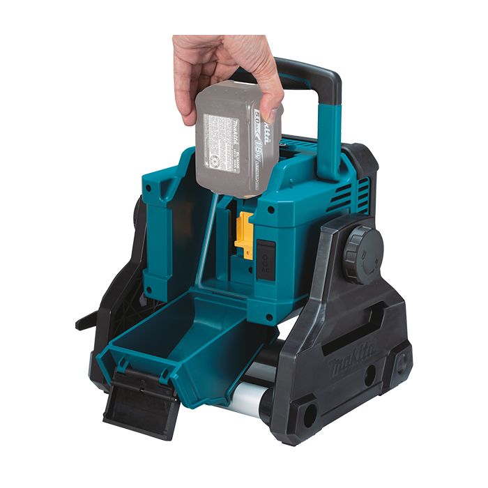 Makita DML811 LXT 18V Lithium‑Ion Cordless and Corded Work Light, Bare Tool 