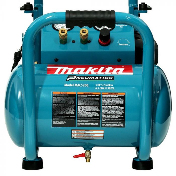 Kvalifikation sammenhængende Blæse Makita MAC5200 3.0 Horsepower Big Bore Air Compressor | burnstools.com