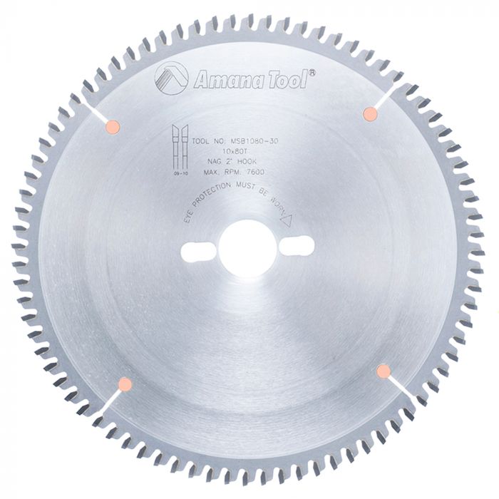 Amana Tool MSB108030 10" Carbide Tipped Double Face Melamine Saw Blade