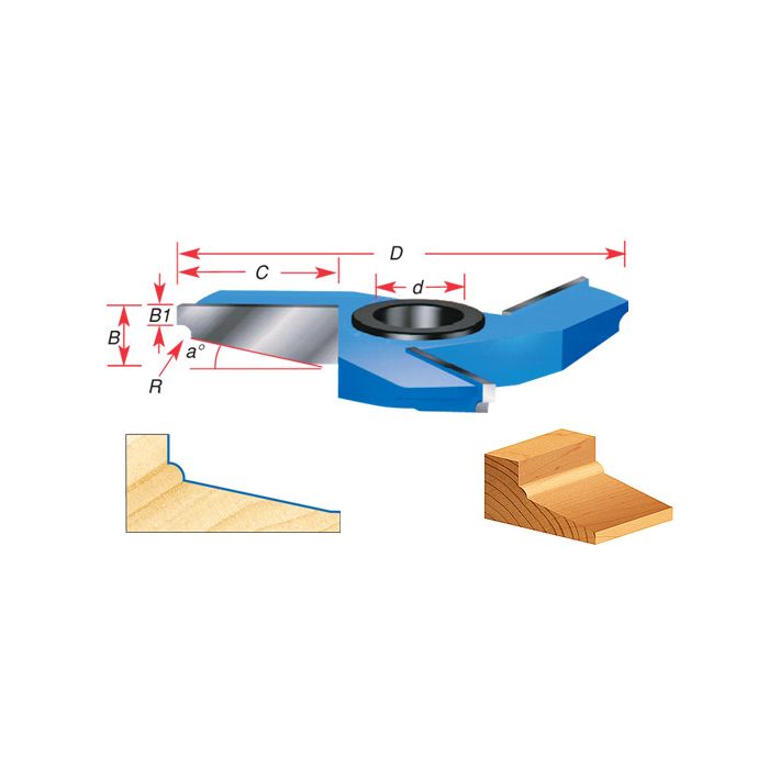 Raised Panel Shaper Cutters for 11/16 Inch Material Classical