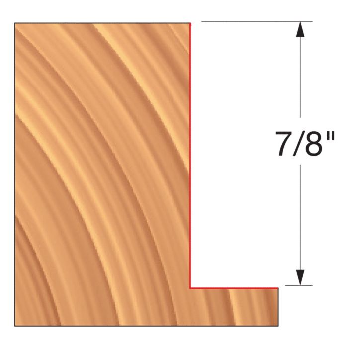 Freud 39/16" x 7/8" x 11/4" Straight Edge Shaper Cutter