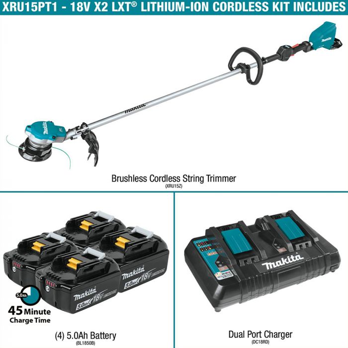 makita 36 volt string trimmer