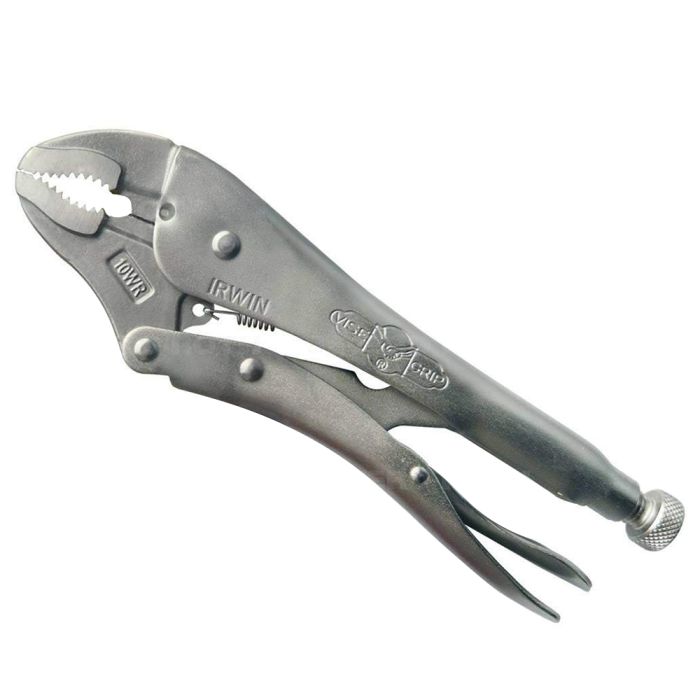Irwin 502L3 Vise Grip Original 10 10WR Curved Jaw Locking Plier with Wire Cutter burnstools