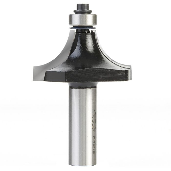 Timberline 320 54 1 3 4 Carbide Tipped Corner Round Router Bit with Ball Bearing burnstools