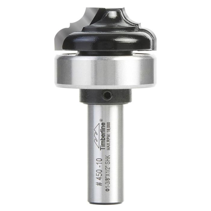 Timberline 450 10 1 3 8 Carbide Tipped Classical Plunge Router Bit with Ball Bearing burnstools