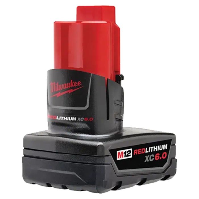 Milwaukee 48 11 2460 M12 Redlithium 12V XC 6.0Ah Battery Pack burnstools