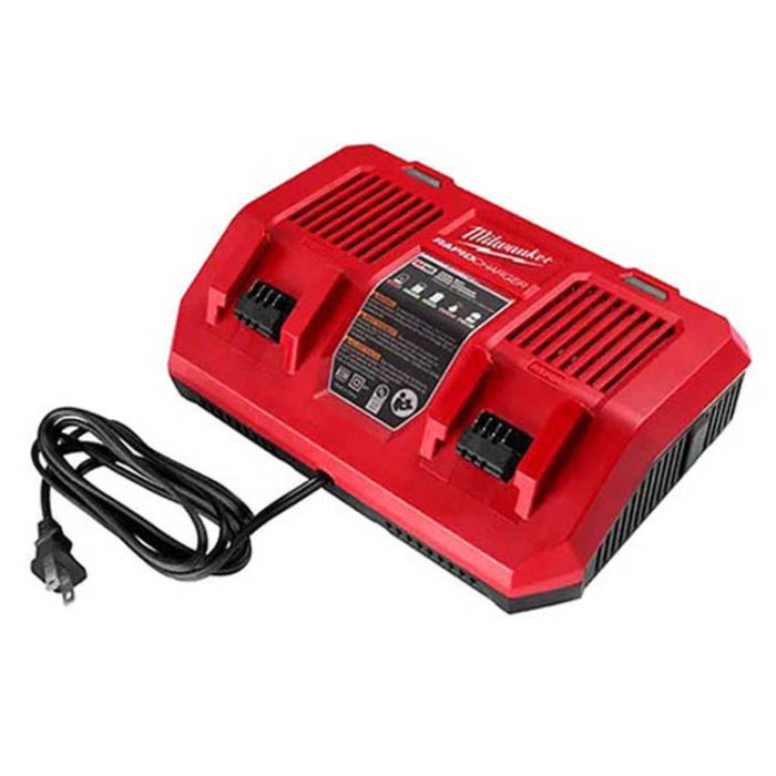 Milwaukee 48 59 1802 M18 Fuel 18V Dual Bay Simultaneous Rapid Charger burnstools