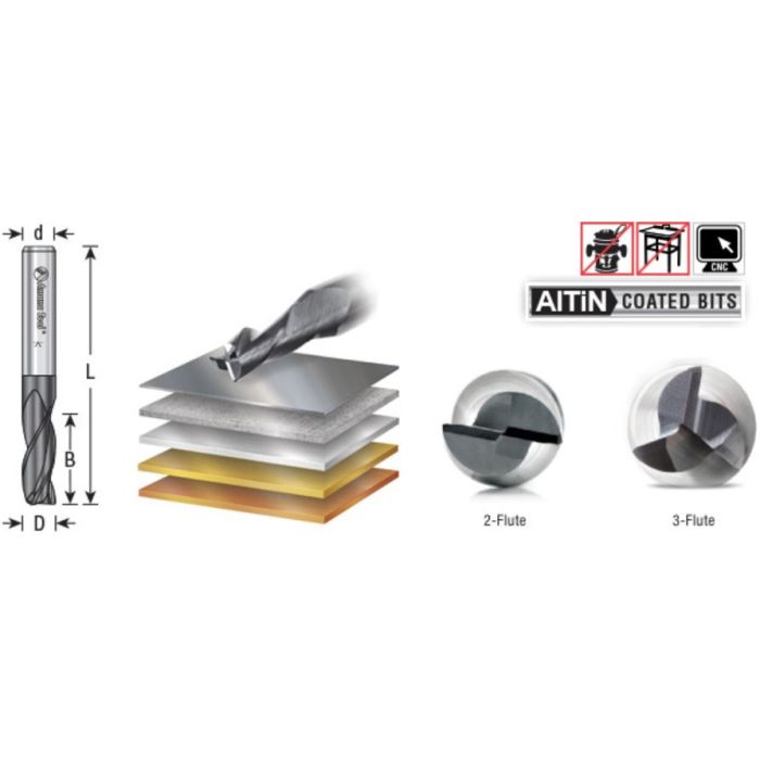 Router bit for steel discount
