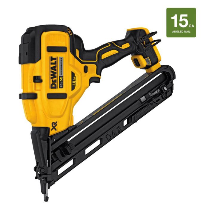 DeWalt DCN650B XR 20V Max Cordless 15 Gauge Angled Finish Nailer Bare Tool burnstools