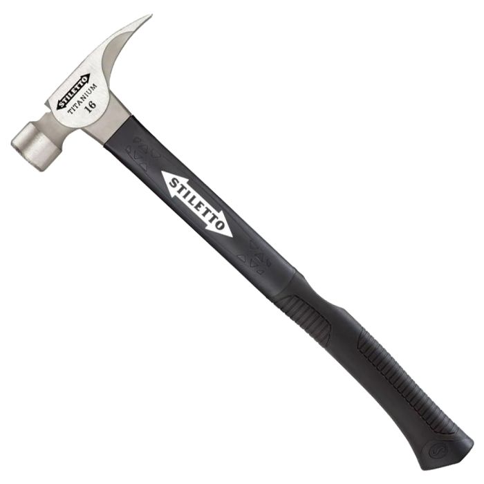 Stiletto TI16SC F 18 Titanium Smooth Face Hybrid Fiberglass Handle Framer Hammer burnstools