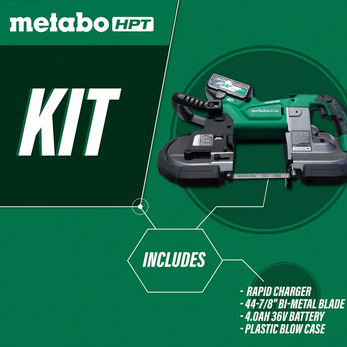 Metabo HPT CB3612DAM MultiVolt 20 1 2 36V Deep Cut Band Saw burnstools
