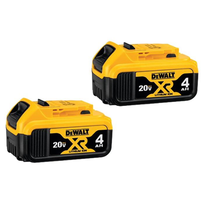 DeWalt DCB204 2 20V Max XR Lithium Ion Battery 2 Piece burnstools
