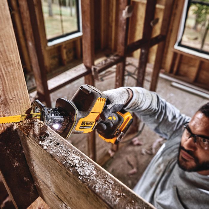 DeWalt DCS369P1 Atomic 20V Max Cordless One Handed Reciprocating Saw Kit burnstools