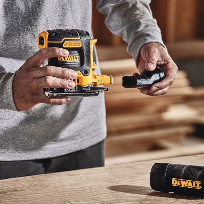 DeWalt DCW200B XR 1 4 Sheet 20V Max Cordless Variable Speed Sander Bare Tool burnstools