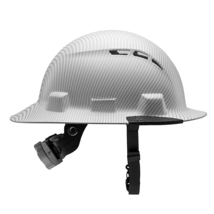 LIFT Safety HIDV24CW IDAX White Carbon Fiber Full Brim Vented Hard Hat
