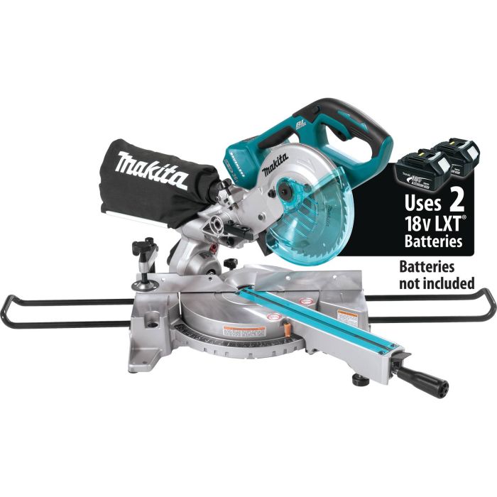Makita XSL02Z 36V 18V X2 LXT 7 1 2 Cordless Dual Slide Compound Miter Saw Bare Tool burnstools