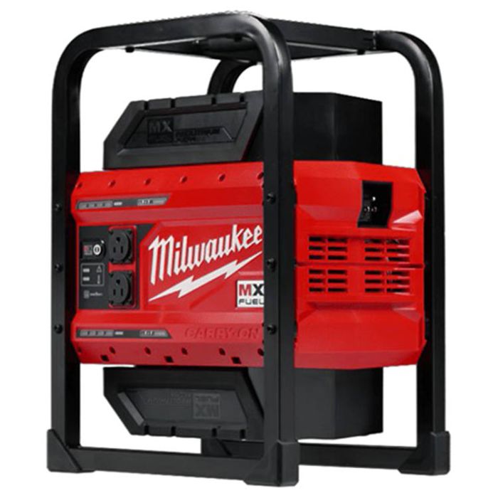 Milwaukee MXF002 2XC MX Fuel Carry On 3600W and 1800W Cordless Power Supply burnstools