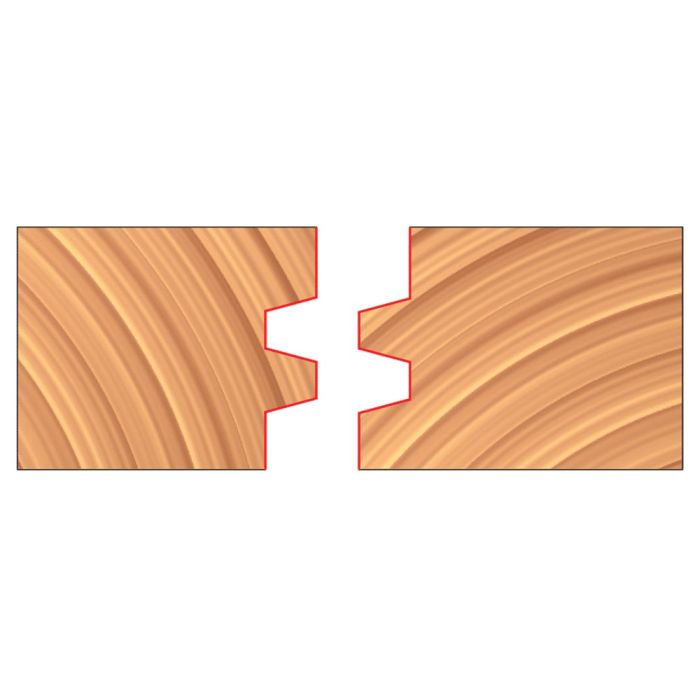 Freud UP031IC 3/4" Reversible Glue Joint Shaper Cutter Head