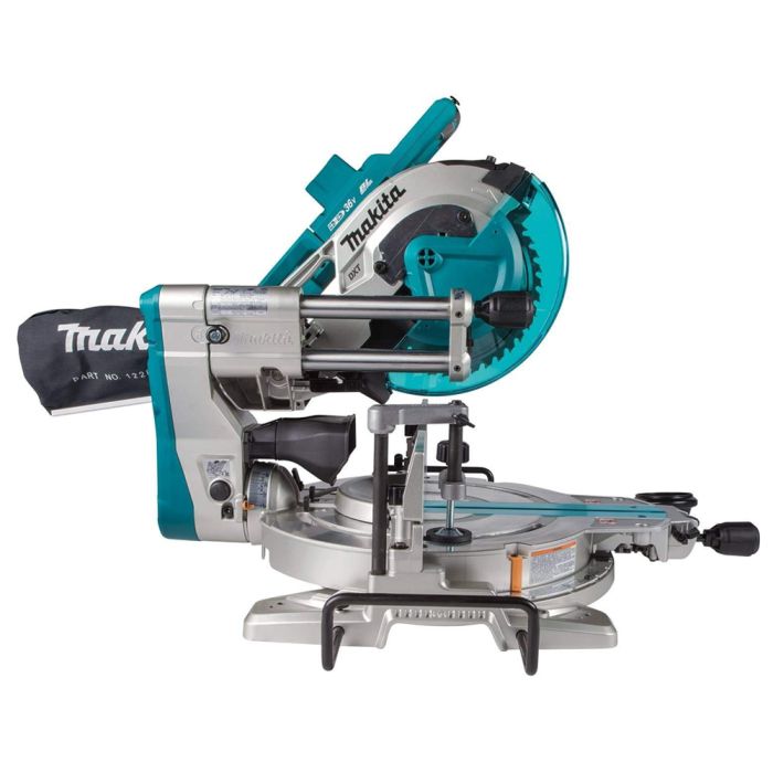 Makita XSL06Z 10 18V X2 LXT Lithium Ion Cordless Dual Bevel Sliding Compound Miter Saw with Laser Bare Tool burnstools