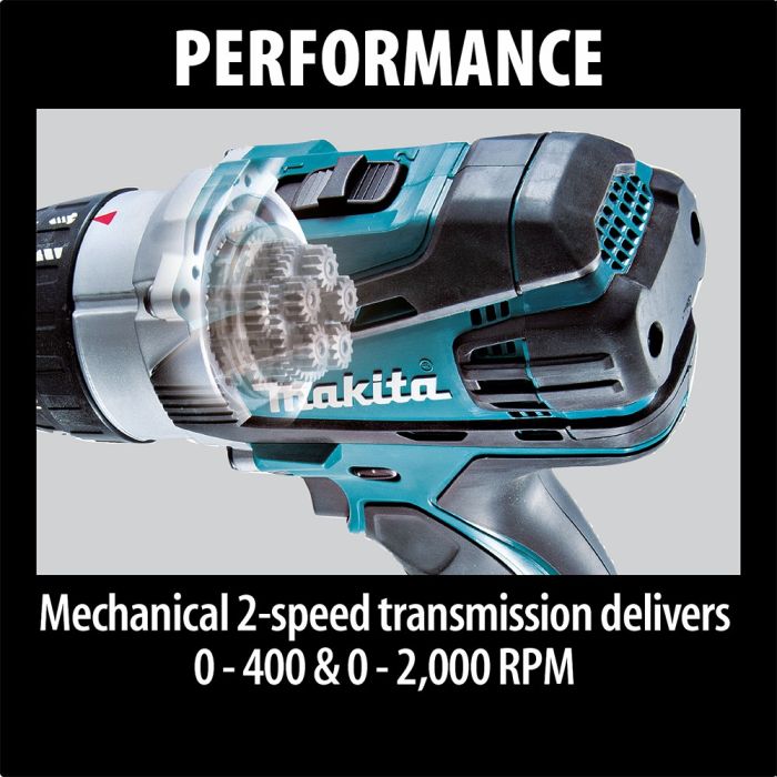 Makita XT263M LXT 18V 4.0Ah 2 Piece Cordless Hammer Drill and Impact Driver Combo Kit burnstools