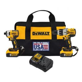 DeWalt DCK299P2LR XR 20V Max Hammer Drill and Impact Driver Combo