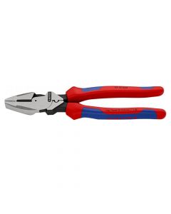 Knipex 09 12 240 9-1/2" High Leverage Lineman Plier with Fish Tape Puller and Crimper