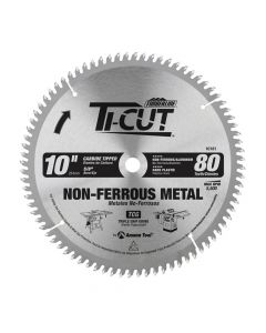 Timberline 10181 Ti-Cut 10" Carbide Tipped Aluminum & Non-Ferrous Saw Blade