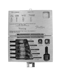 WL Fuller 10393009C Taper Point Countersink Set