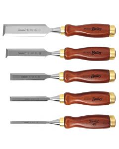 Stanley 16-401 Bailey Chisel Set with Leather Pouch