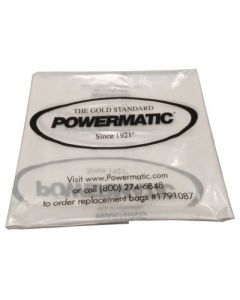 Powermatic 1791087 20" Clear Collection Bag, 5/Pack
